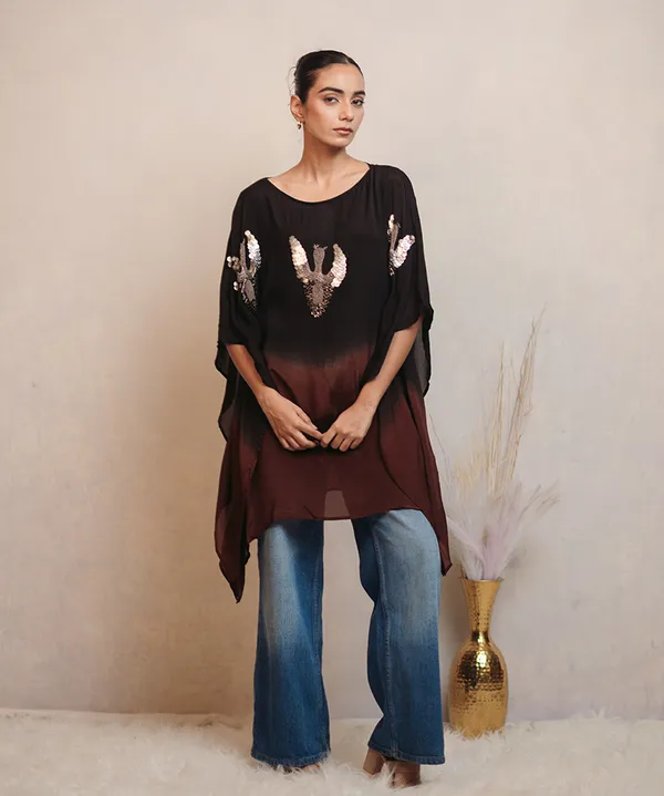 Espresso_Noir_Ombre_Kaftan_Top