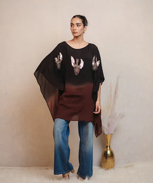 Espresso_Noir_Ombre_Kaftan_Top