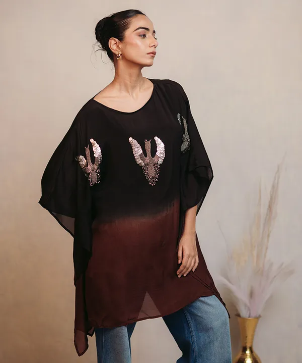 Espresso_Noir_Ombre_Kaftan_Top
