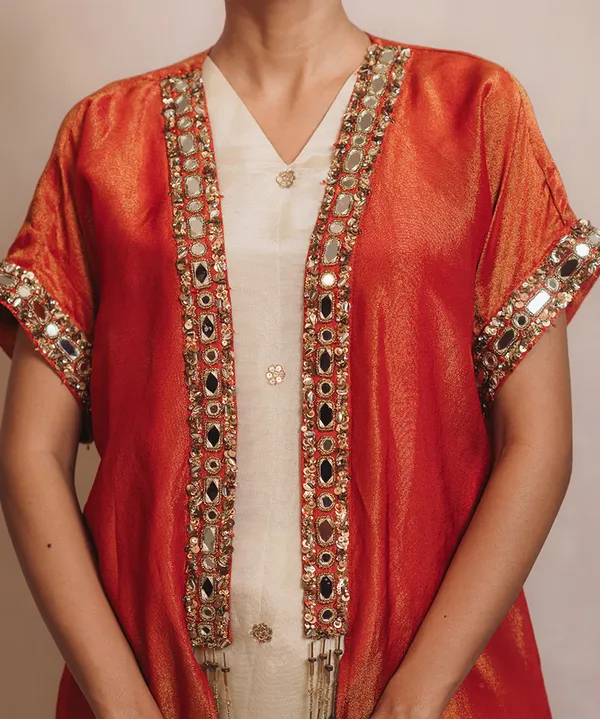 Sunset_Rust_Mirror-Work_Tissue_Co-ord_Set_with_Cape