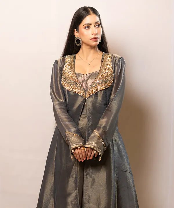 Ashen_Glow_Embellished_Tissue_Kurta_Set