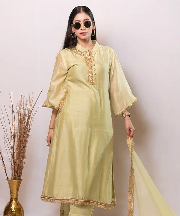 Celadon_Glow_Chanderi_Silk_Kurta_Set