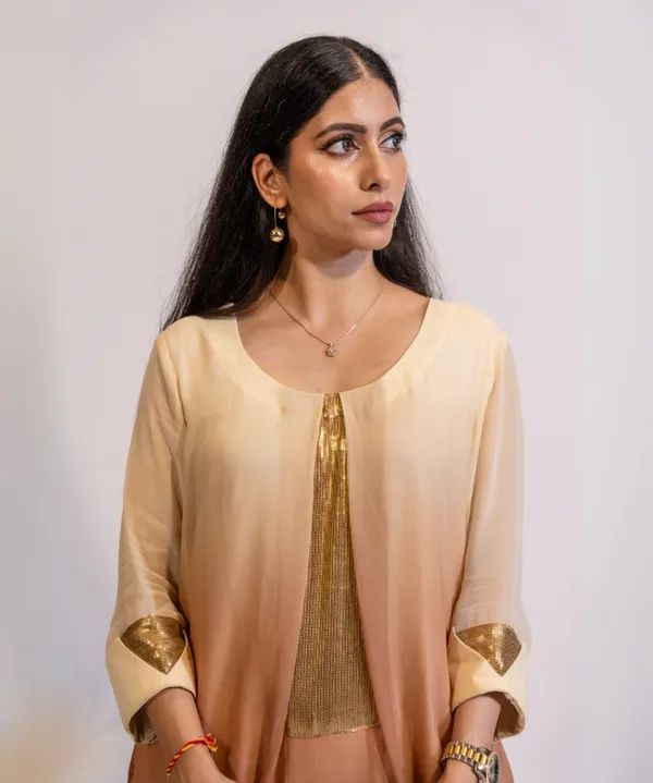 Ivory_To_Caramel_Ombre_Shaded_Co-Ord_Set_For_Women
