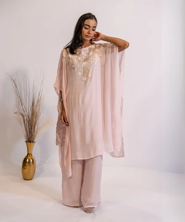 Lavender_Hand_Embellished_Co-Ord_Set_For_Women