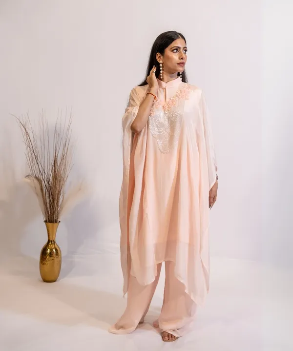 Pastel_Peach_Hand_Embroidered_Co-Ord_Set_For_Women