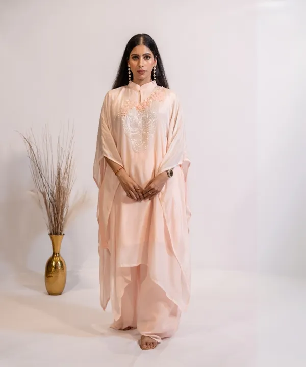 Pastel_Peach_Hand_Embroidered_Co-Ord_Set_For_Women