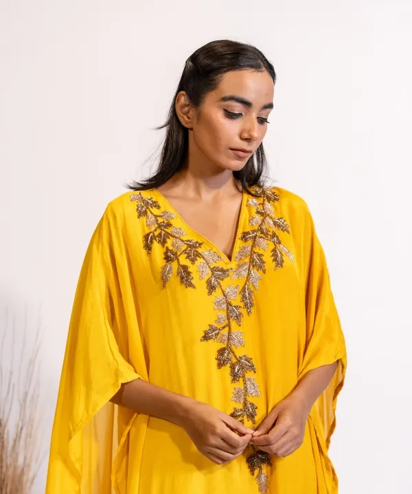 Sunlit_Mustard_Hand-Embellished_Georgette_Co-Ord_Set_For_Women