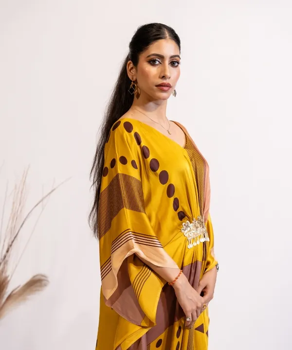 Golden_Hour_Abstract_Print_Kaftan_Dress_For_Women