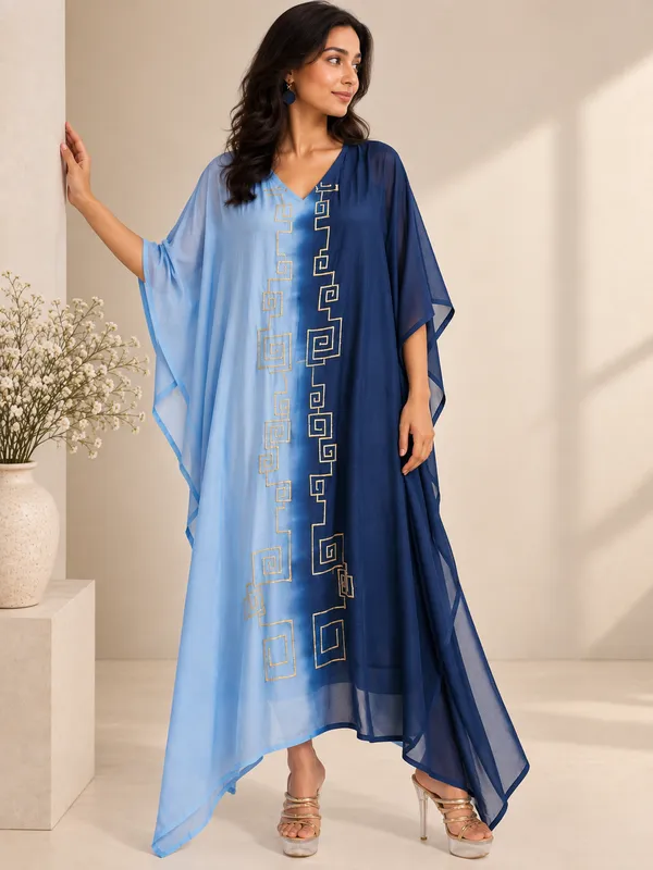 Twilight_Blue_Ombre_Kaftan_Dress_for_Women