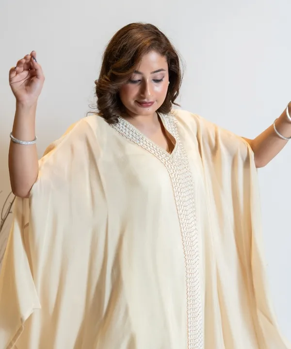 Cream_Hand-Embroidered_Georgette_Co-Ord_Set_For_Women