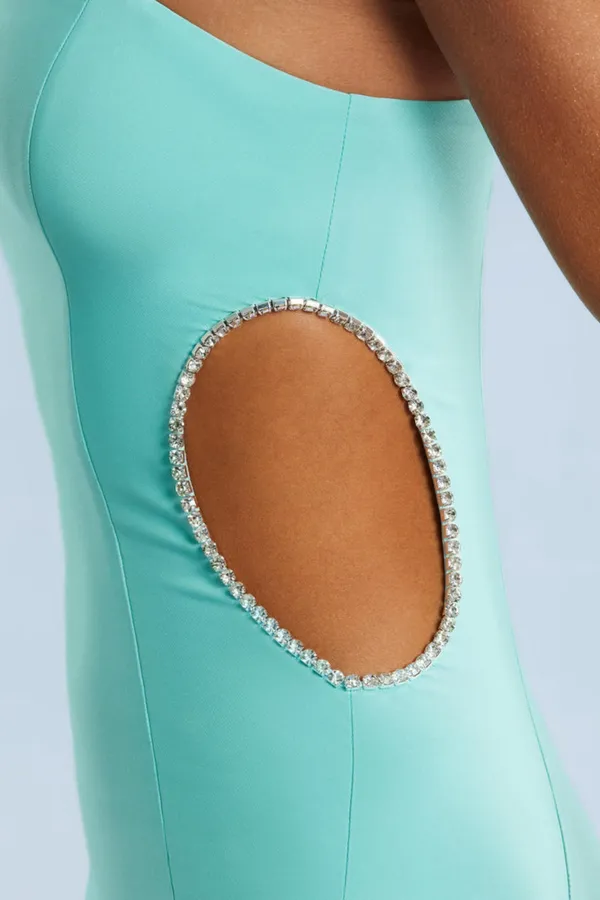 Adelina_Diamond_Statement_Cutout_Mini_Dress