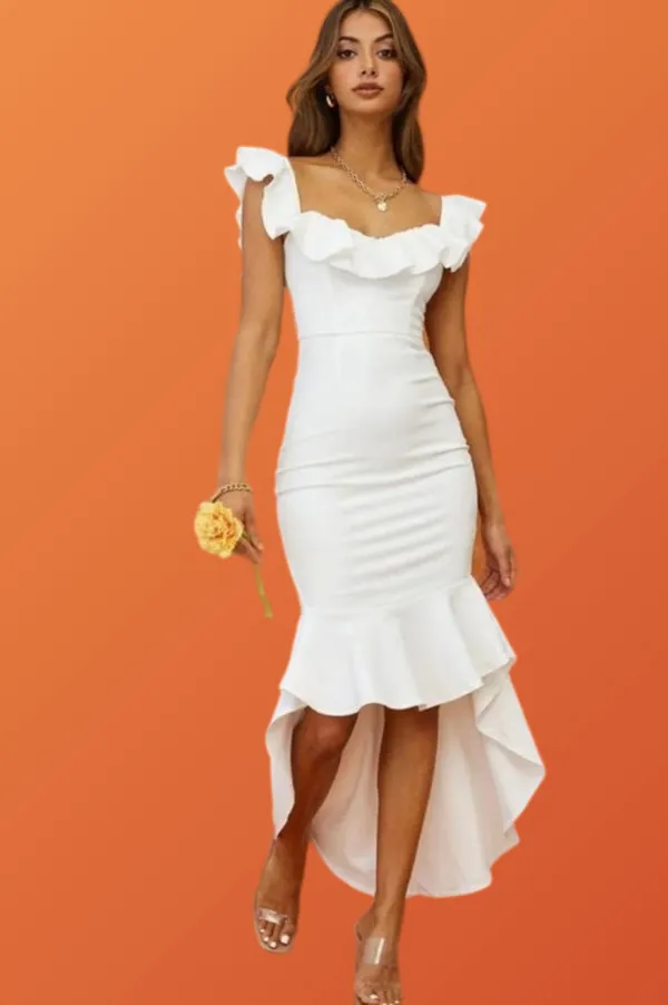 Asymmetric_White_Camilla_Frill_Dress
