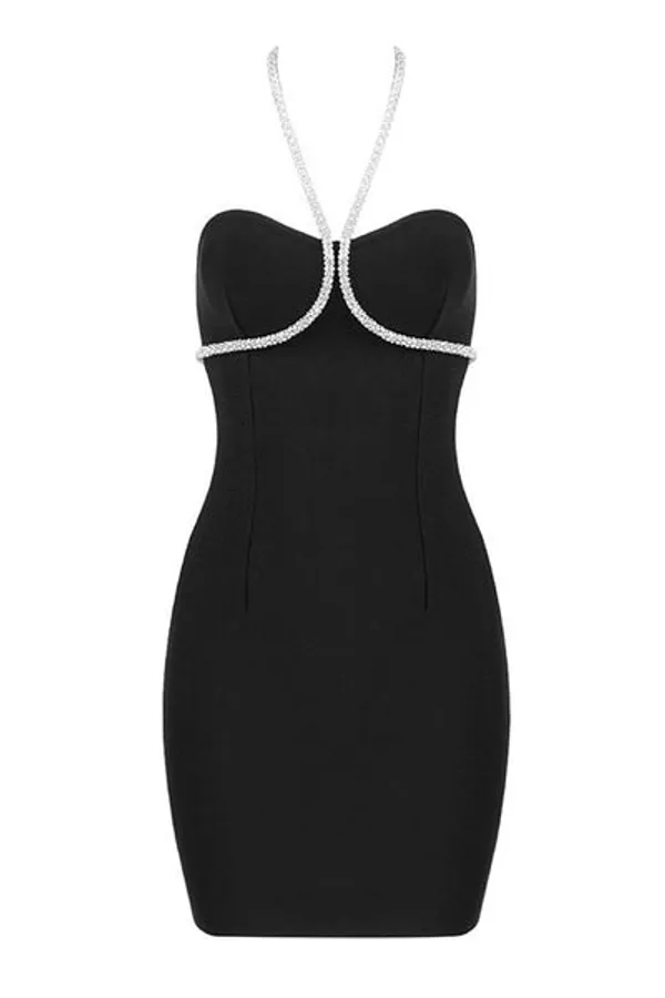 Black_Halterneck_Rihanstone_Tube_Top_Bodycon_Dress