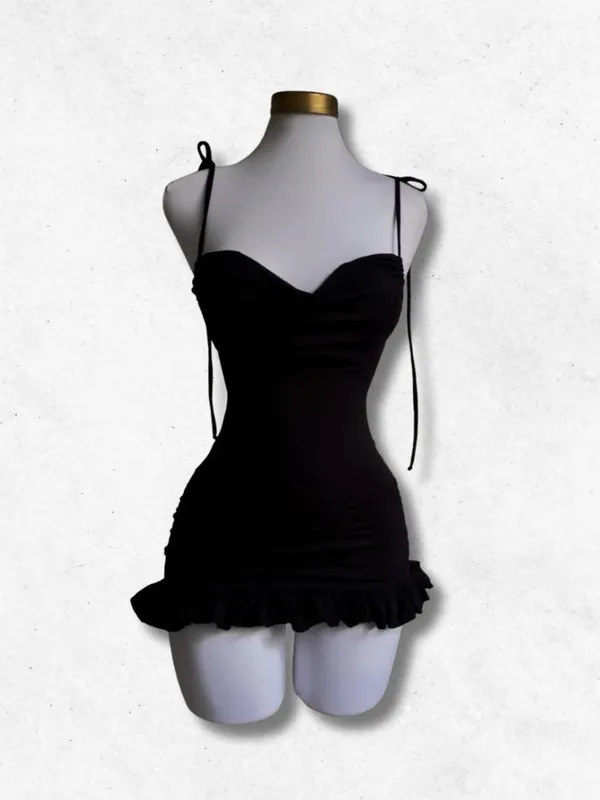 Black_Ruffle_Mini_Party_Dress