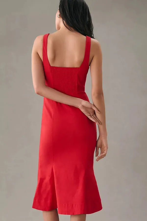 Du_Luxe_Red_Bow_Tie_Midi_Dress