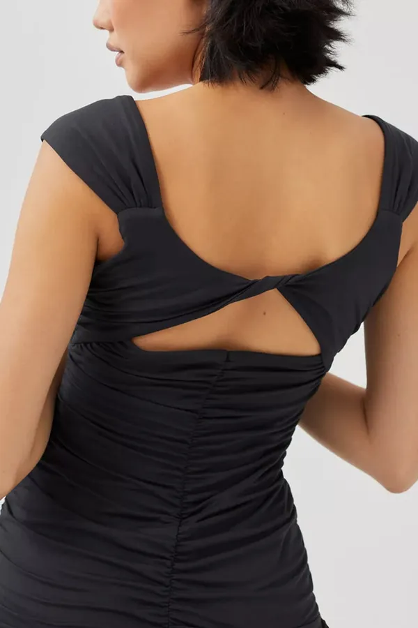Heartwait_Elegant_Sleeveless_Ruffled_Black_Mini_Dress
