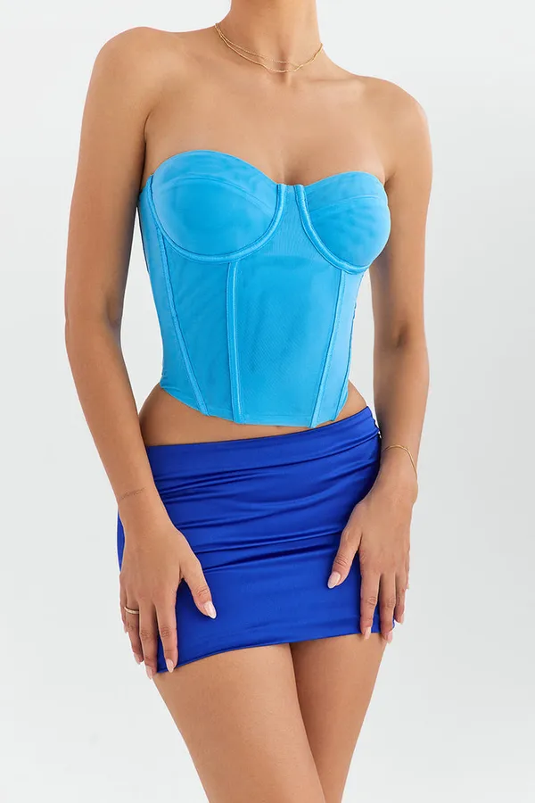 Lily_Blue_Boning_Corset_Tube_Top_With_Lowest_Skirt_Co-Ord_Set