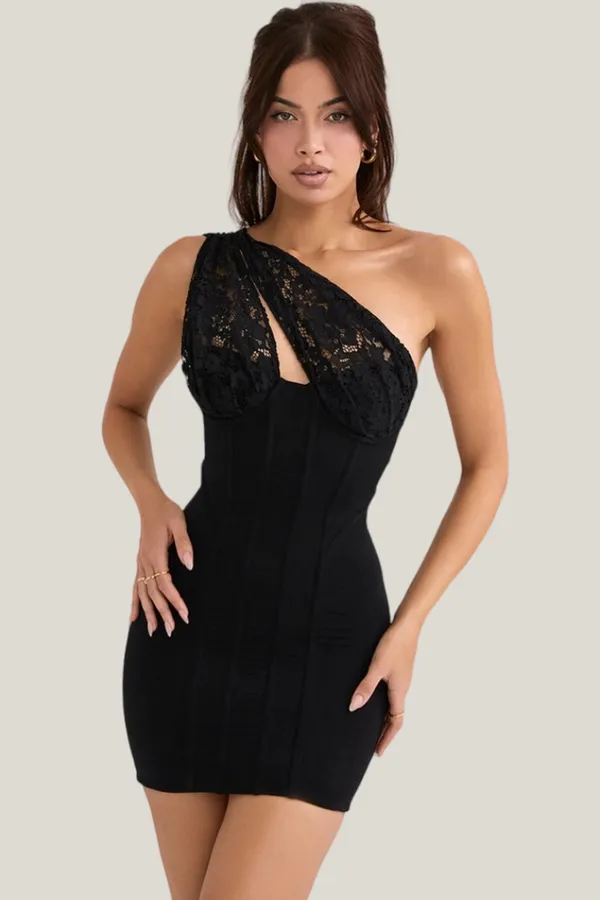 Lolita_One_Shoulder_See_Through_Hollow_Out_Lace_Bodycon_Dress