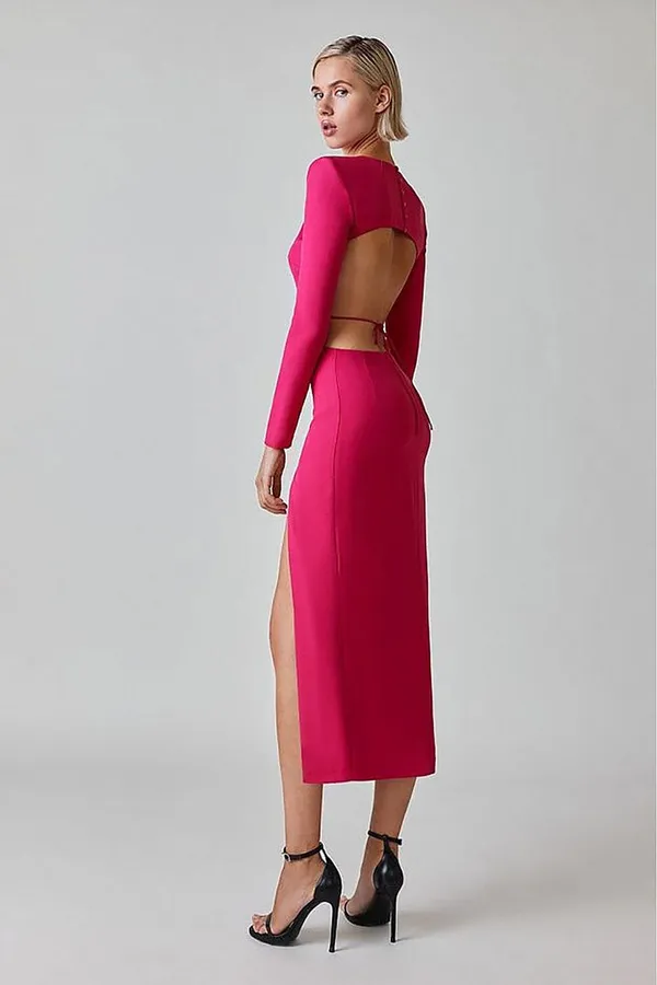 Pink_Statement_Backless_Full_Sleeves_Dress