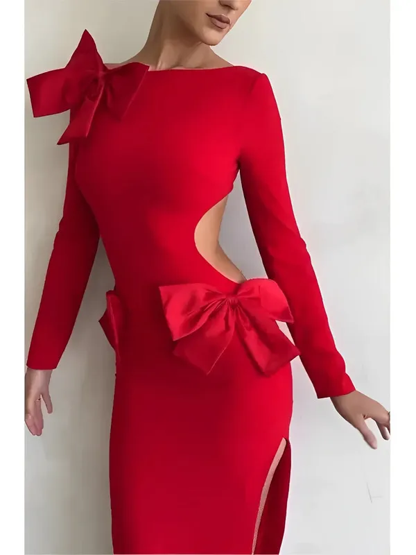 Red_Affair_Full_Sleeves_Bodycon_Maxi_Dress