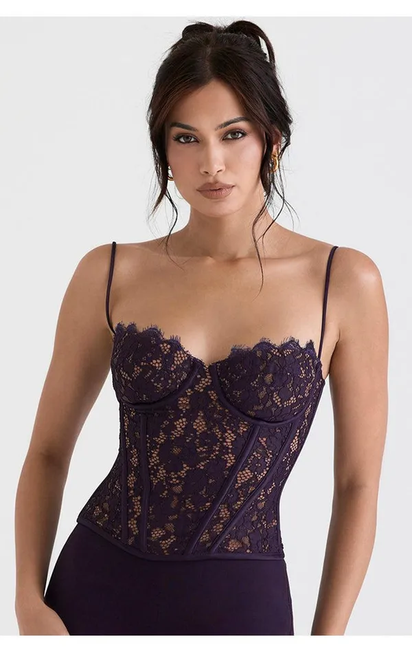Rica_Lace_Sweetheart_Neck_Spaghetti_Strap_Co-Ord_Set_In_Black