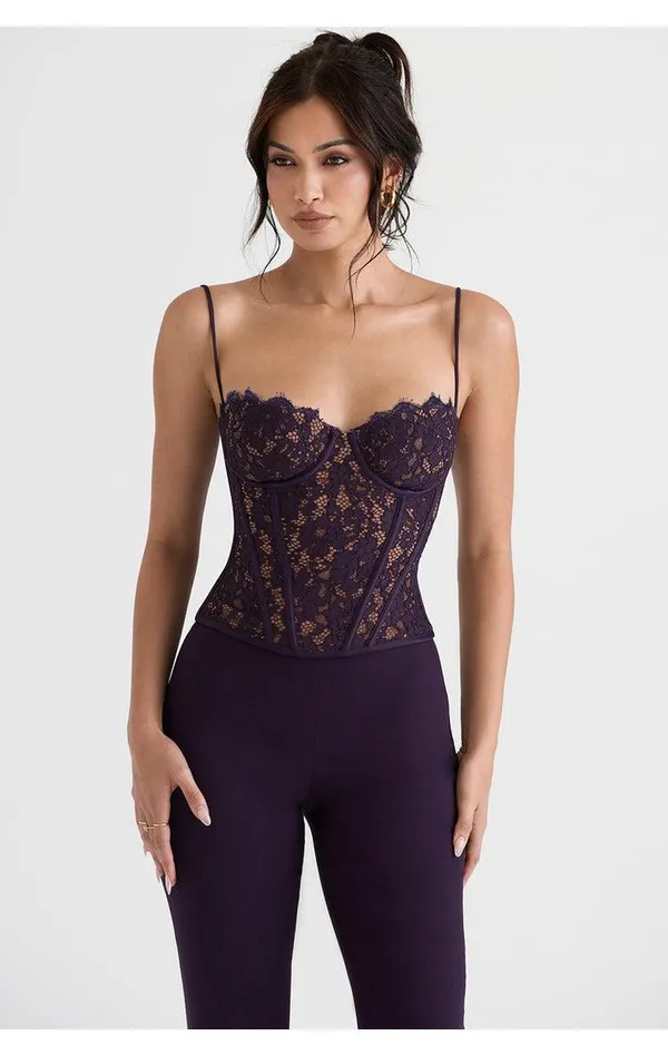 Rica_Lace_Sweetheart_Neck_Spaghetti_Strap_Co-Ord_Set_In_Black