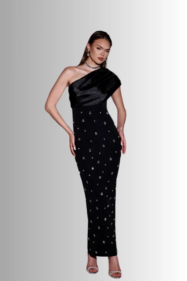 Rosabella_Black_Dress_With_Rhinestone