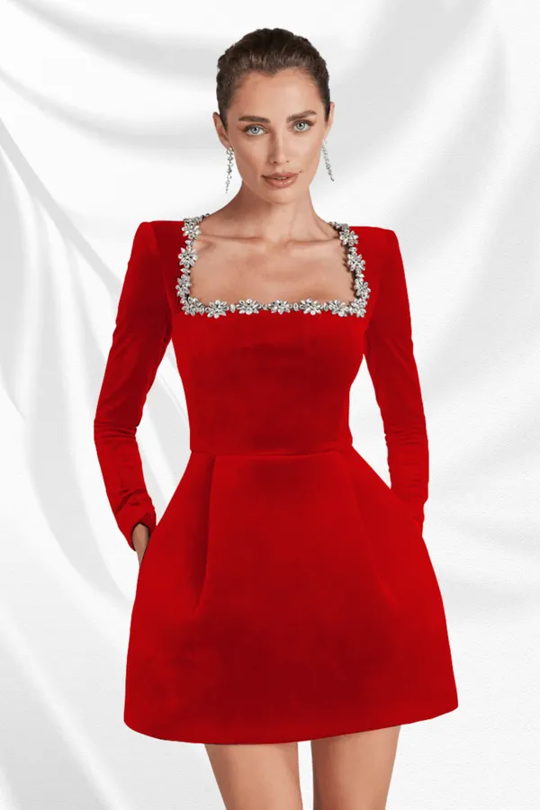 Ruby_Radiance_Full_Sleeves_Mini_Dress