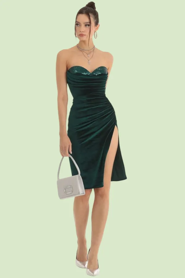 Sequined_Slit_Flattering_Sling_Hip_Slim_Fit_Party_Dress