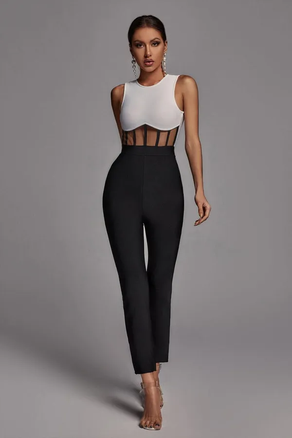 Vaco_White_&_Black_See_Through_Jumpsuit
