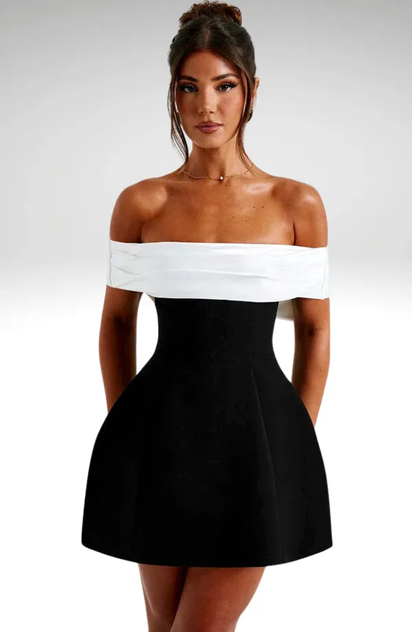 Valencia_Sophisticated_Back_Bow_Mini_Dress