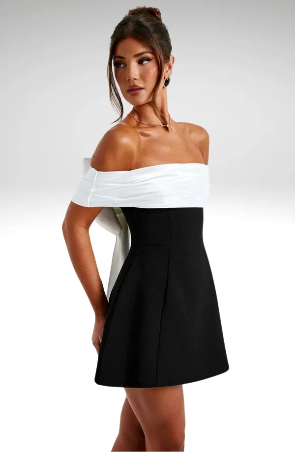 Valencia_Sophisticated_Back_Bow_Mini_Dress