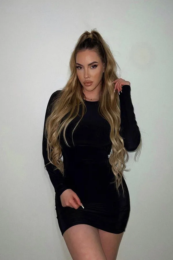 Vanessa_Black_Crew_Neck_Backless_Lace_Up_Dress