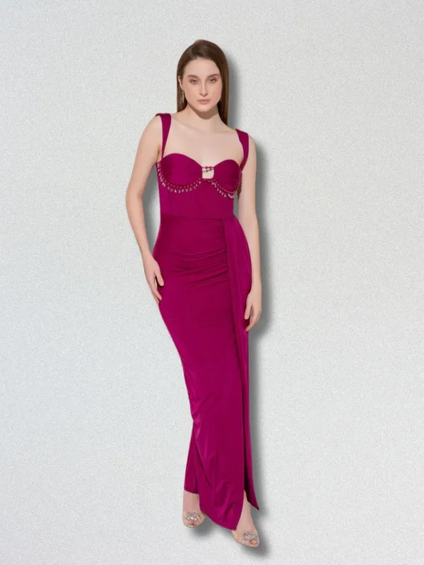 Wine_Glow_Square_Neck_Maxi_Dress