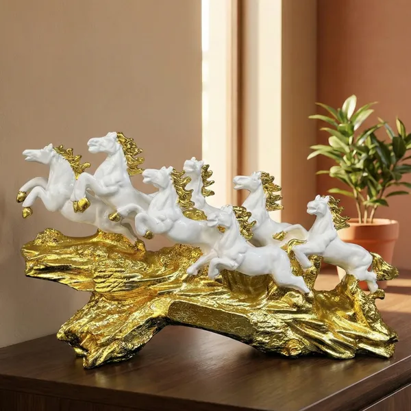 Tavasyya_Luxury_Seven_Running_Horse_Showpiece_|_White_&_Golden_Leafing_Wave_Base_|_Seven_Vastu_Horse_Statue_for_Good_Luck,_Prosperity,_Success_&_Opportunities_|_Elegant_Home_&_Office_D�cor