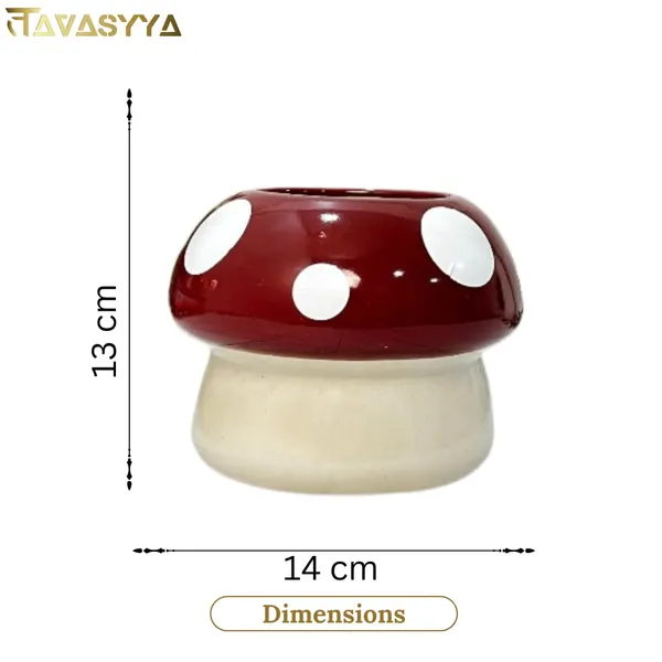 Tavasyya_Mushroom_Shaped_Ceramic_Planter__Cute_Indoor_Plant_Pot_for_Table,_Balcony,_and_Garden_|_Cream_&_Cherry_Red_|_Mushroom_Plant_Pot_|_Cachepot_|_13_cm_H_x_14_cm_D