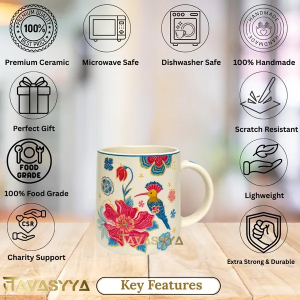 Floral_&_Bird_Handmade_Ceramic_Coffee_Mug