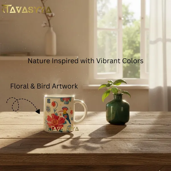 Floral_&_Bird_Handmade_Ceramic_Coffee_Mug