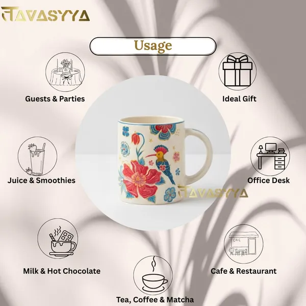 Floral_&_Bird_Handmade_Ceramic_Coffee_Mug