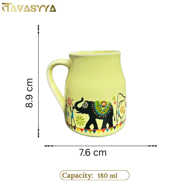 Set_of_6_Multi-Color_Ceramic_Elephant_Print_Cups_|_(Grey,_Pink,_Blue,_Yellow,_Beige)_|_Coffee,_Tea_Cups_|_Microwave_&_Dishwasher_Safe_|_Crockery_Set_for_Daily_Use_&_Gifting