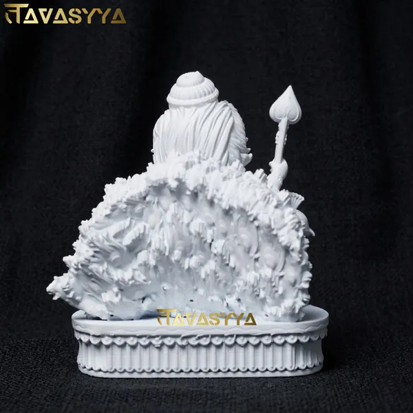Tavasyya_Lord_Murugan_Idol_|_Bal_Kartikeya/Skanda/Subrahmanya_Swamy_Statue_with_Peacock_|_for_Mandir,_Car_Dashboard,_Home_Temple,_Office_Desk_&_Home_Decor_&_Spiritual_Gifting_(Matte_White)