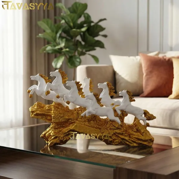 Tavasyya_Seven_Running_Horse_Statue_|_White_Horses_on_Sparkling_Golden_Wave_Base_|_Vastu_&_Feng_Shui_Seven_Horse_Showpiece_for_Wealth,_Success_&_Positive_Energy