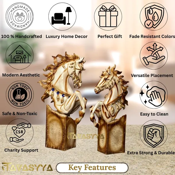Tavasyya_Ashwini_Kumar_Horses_Statue_Set_of_2_|_Vastu_&_Feng_Shui_Showpiece,_Symbol_of_Strength_&_Success_|_Running_Horse_Showpiece_for_Office_&_Home_Decor_|_Good_Luck_Horse_Figurines_|_Gift_Item