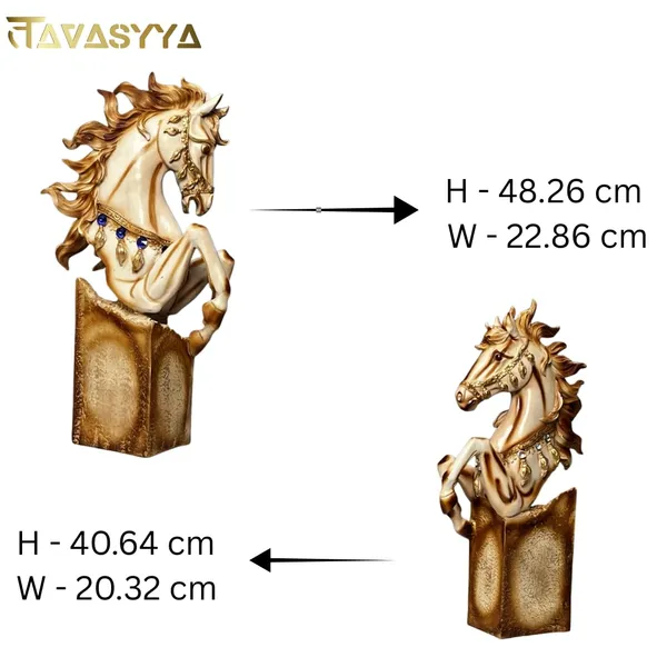 Tavasyya_Ashwini_Kumar_Horses_Statue_Set_of_2_|_Vastu_&_Feng_Shui_Showpiece,_Symbol_of_Strength_&_Success_|_Running_Horse_Showpiece_for_Office_&_Home_Decor_|_Good_Luck_Horse_Figurines_|_Gift_Item