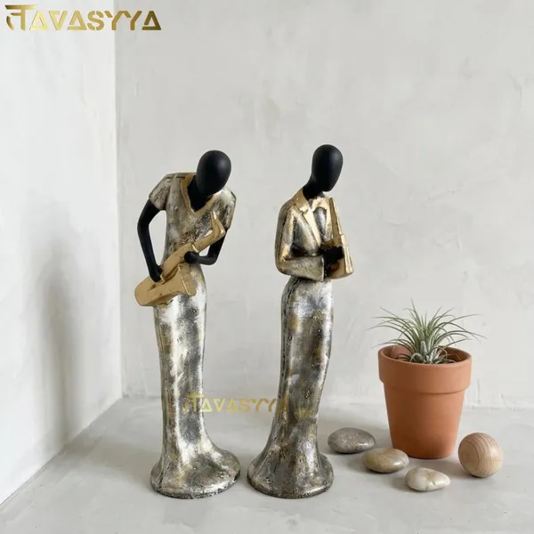 Tavasyya_Set_of_4_Musical_Lady_Figurines_�_Black,_Silver_&_Gold_Finish_Modern_Art_Statues_|_Instrument_Playing_Women_Showpiece_for_Home_Decor,_Living_Room,_Office_Table_&_Shelf_Premium_Gifting