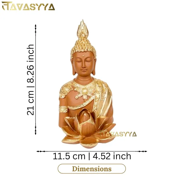 Tavasyya_Handicraft_Meditating_Lotus_Buddha_Statue_8.26_Inch,_Feng_Shui_Gautam_Buddha_Idol_Showpiece_for_Peace_&_Positivity_|_Golden_Kamal_Buddha_Figurine_for_Home_Decor,_Office_&_Meditation_Room