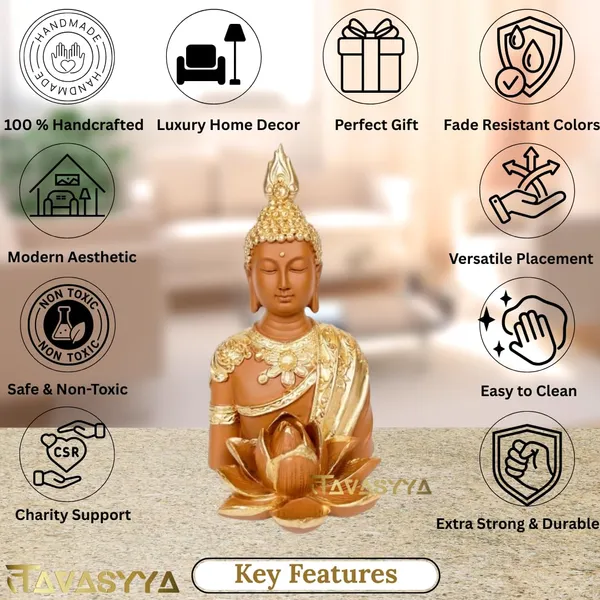 Tavasyya_Handicraft_Meditating_Lotus_Buddha_Statue_8.26_Inch,_Feng_Shui_Gautam_Buddha_Idol_Showpiece_for_Peace_&_Positivity_|_Golden_Kamal_Buddha_Figurine_for_Home_Decor,_Office_&_Meditation_Room