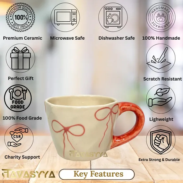 Light_Beige_&_Pink_Handmade_Ceramic_Coffee_Mug_With_Bow_Design_Cute_Tea_Cup_With_Ergonomic_Handle