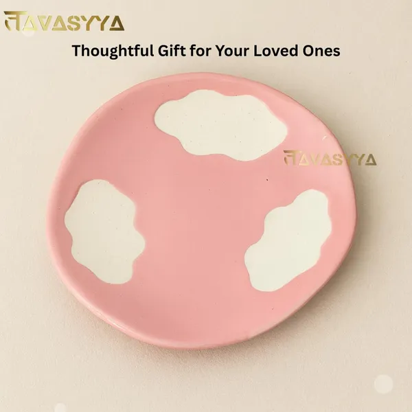 Pink_Cloud_Ceramic_Cup_&_Saucer_Set_200Ml_Unique_Tea/Coffee_Mug