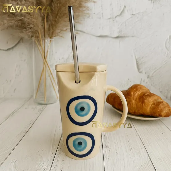 Beige_&_Blue_Evil_Eye_Handmade_Ceramic_Mug_Tumbler_With_Lid_&_Straw_Cream_With_Blue_Evil_Eye_Design_Tumbler_Cup_For_Hot_&_Cold_Beverages_Coffee_Tea_Milk